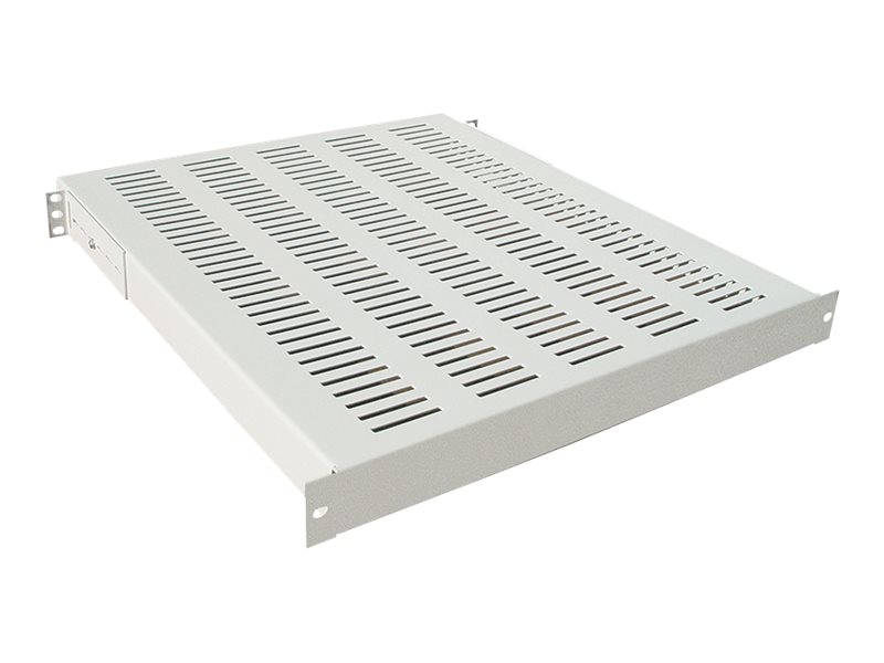 Logilink Canovate - Rackhylde - Lysegrå, Ral 7035 - 1U - 19"