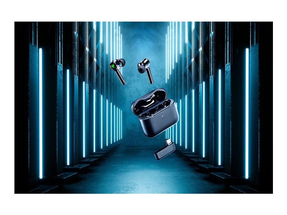 Razer Hammerhead Pro Hyperspeed, True Wireless Stereo (Tws), Gaming, 20 - 20000 Hz, 59 G, Kopfhörer, Schwarz