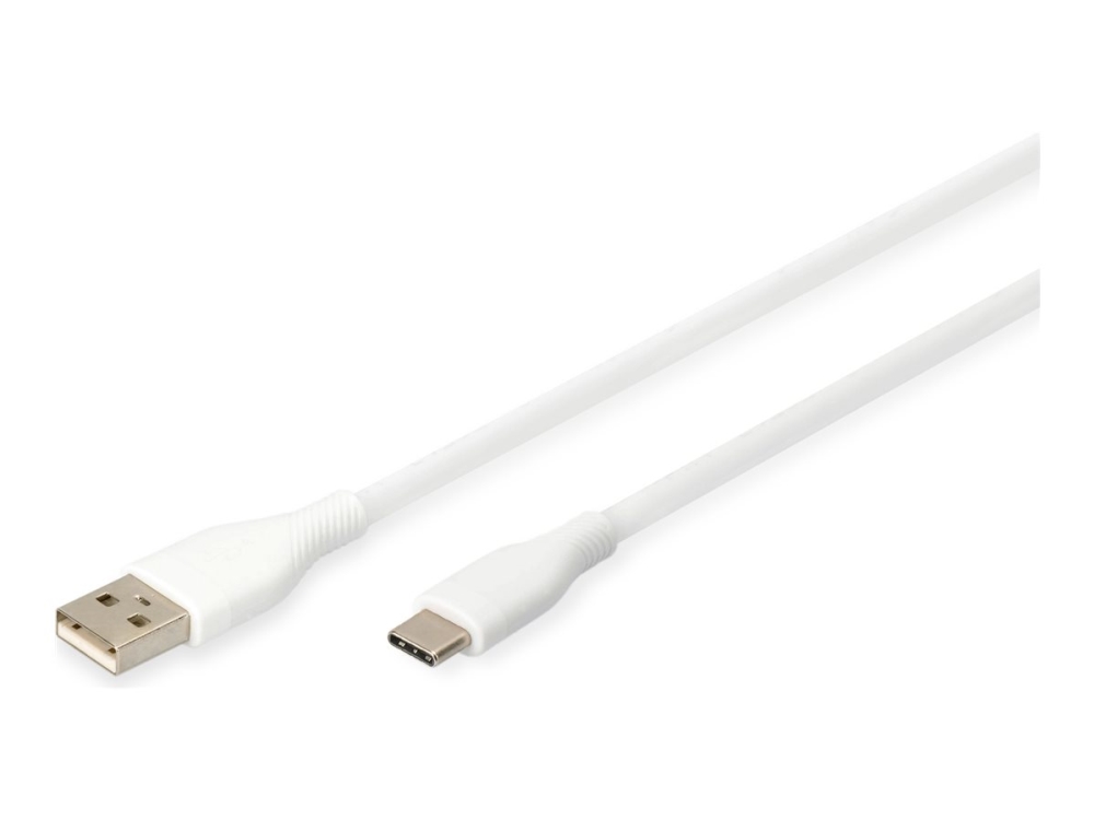 Digitus - Usb-Kabel - Usb (Han) Til Usb-C (Han) - Usb 2.0 - 1 M - Hvid