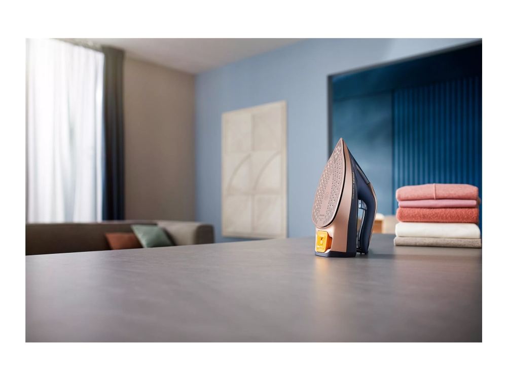 Philips Azur 8000 Series DST8050 - Ångstrykjärn med automatisk avstängning - sula SteamGlide Elite - 3000 W - mörkblå | Baby & barn - Barnrummet - Klädvård - Strykjärn | GameStuff