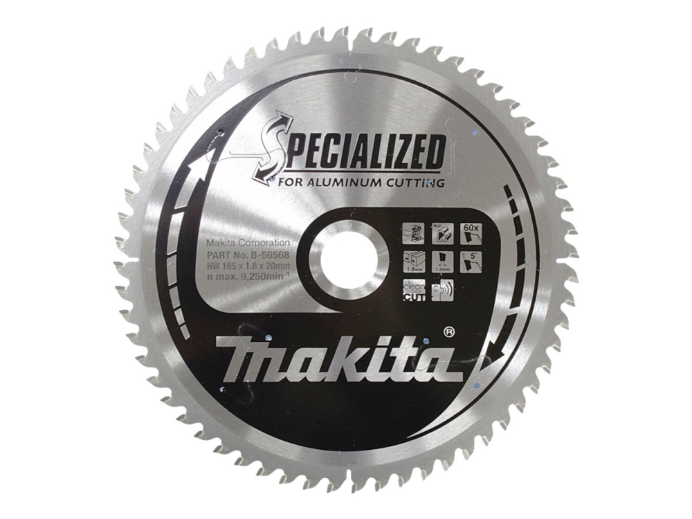 Makita Specialized - Rundsavsklinge - For Aluminium - 165 Mm - 60 Tænder