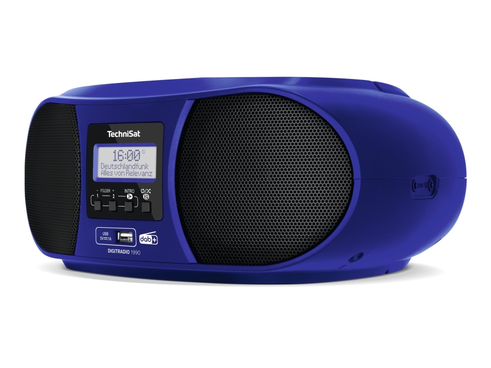 TechniSat DigitRadio 1990 - Ljudsystem - 2 x 1.5 Watt - blå | TV, Ljud & Bild - Stereo - Mikro & Mini stereo | GameStuff