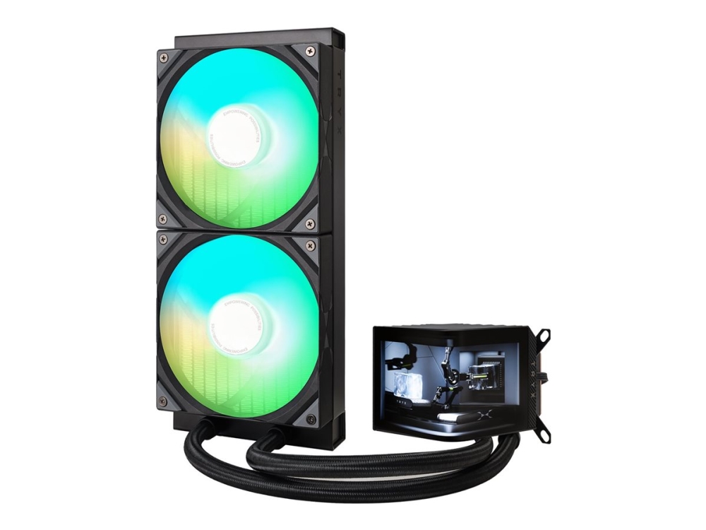 Tryx Panorama Komplett-Wasserkühlung Argb - 280 Mm Schwarz (L-P280a-As2m-G0k)