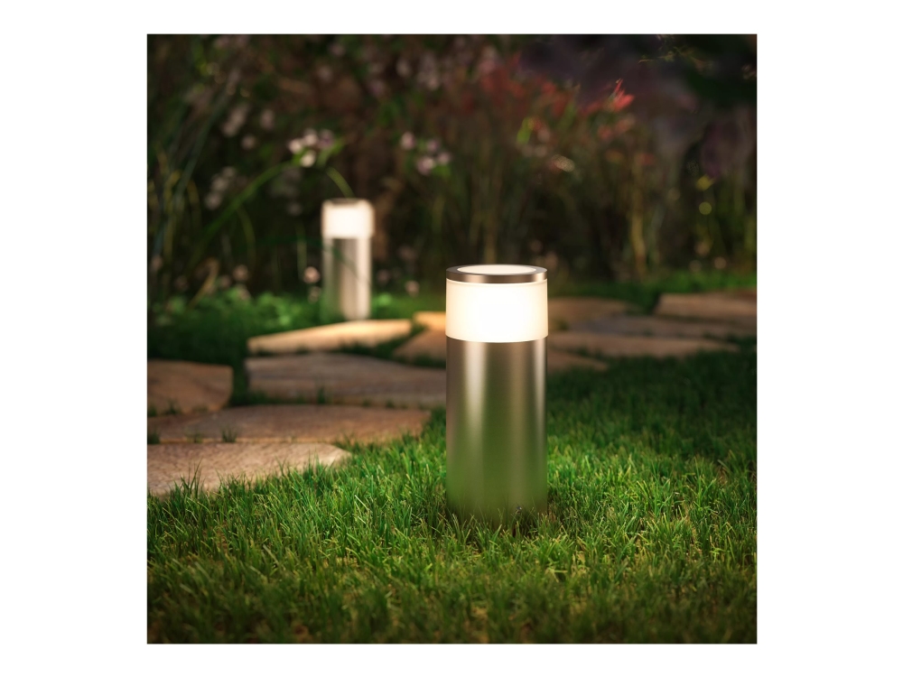 Philips Hue Calla - Golvlampa - LED - 8 W - klass G - RGB/vitt ljus - 2200-6500 K - matt krom | Smarta hem - Smart belysning - Utomhusbelysning | GameStuff