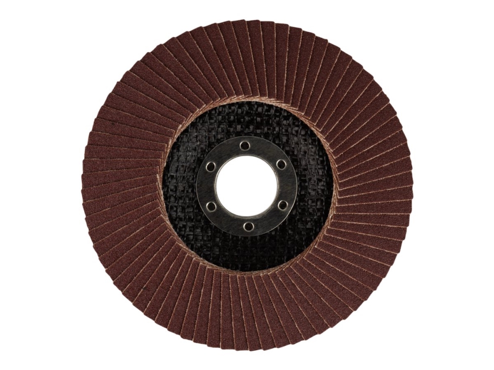Makita - Flapdisk - For Træ, Metal, Plastik, Ikke-Jernholdigt Metal, Jernholdigt Metal, Deburring - 125 Mm - Kornstørrelse: A120