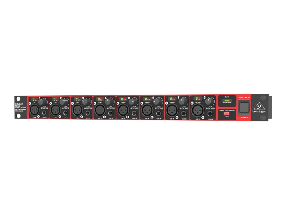 Behringer Ada8200 Analog Audio Adat Bidirectional Audio Converter