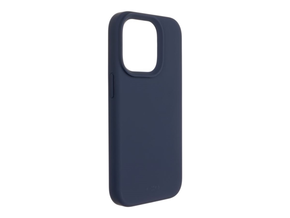 Fixed | Magflow Mit Magsafe-Unterstützung | Rückcover | Apple | Iphone 14 Pro | Flüssiges Silikon | Blau