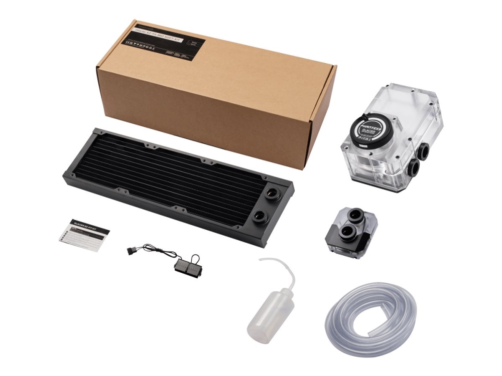Phanteks Glacier Ez-Fit 360 Soft-Kit - Flydende Kølesystemsæt - Hvid