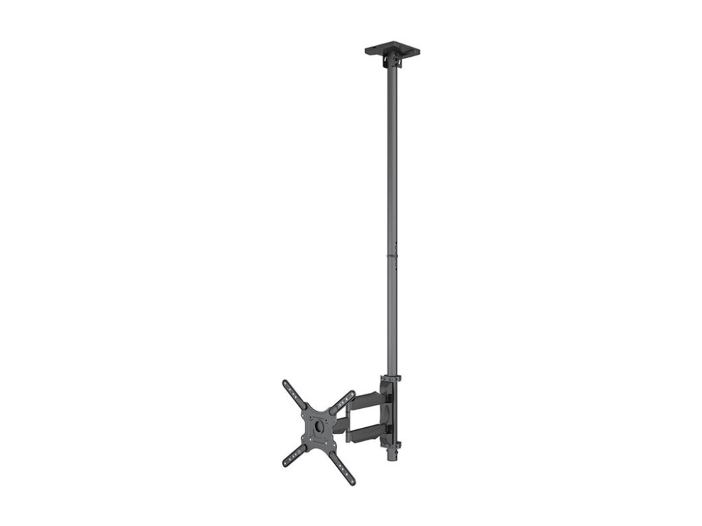Multibrackets M Pro Mbc1f - Monteringssæt (Til Loftmontering) - For Fladt Panel - 3 M Længde - Plastik, Aluminium, Stål - Sort - Skærmstørrelse: 32"-