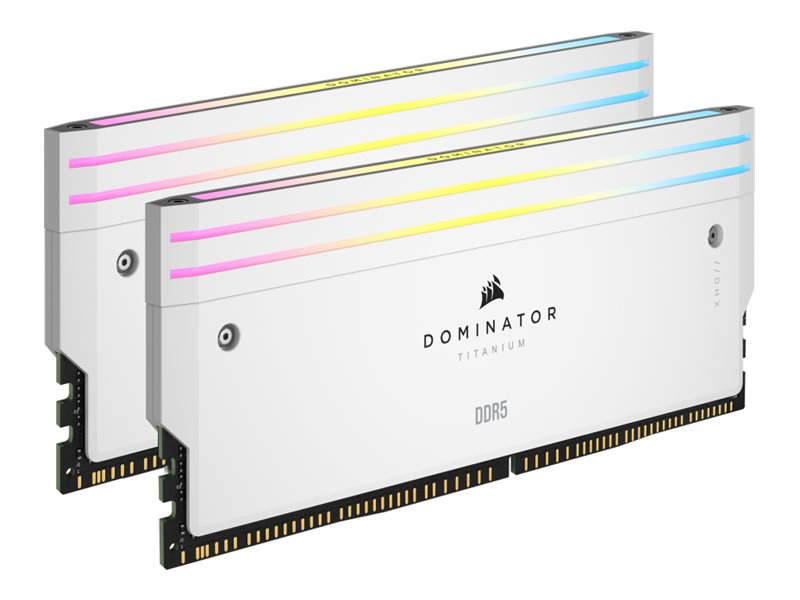 CORSAIR DOMINATOR TITANIUM - Ljusförbättringskit - vit | Datorkomponenter - Kylning & moddning - Chassin belysning | GameStuff