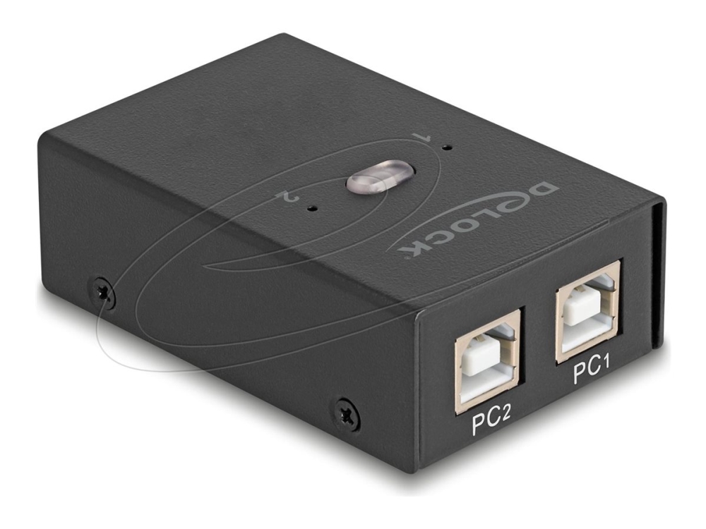 Delock - Usb-Switch - 2 Pc Til 4 Enheder - 6 X Usb 2.0 - Desktop