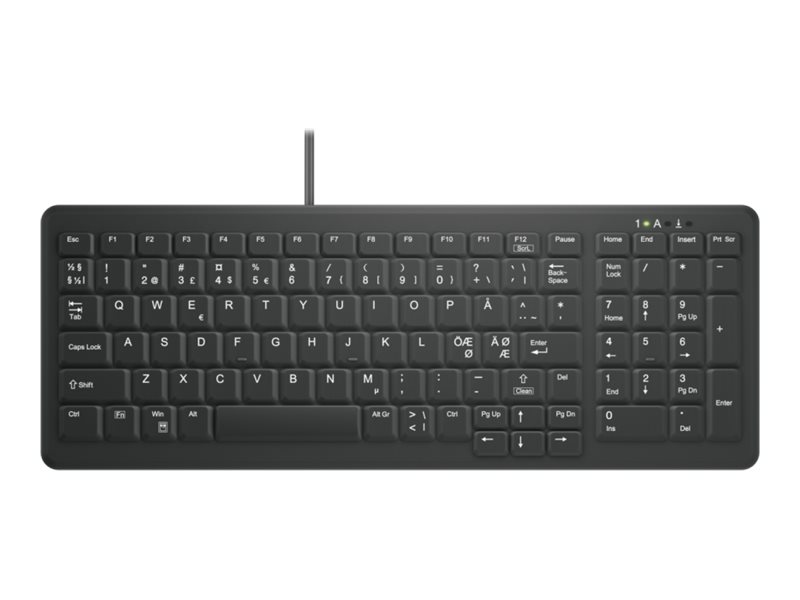 AK-C7000F KOMPAKTI JOHTO STD KB NOR WRLS KOMPAKTI NUMEROPADI VAKIO MUSTA