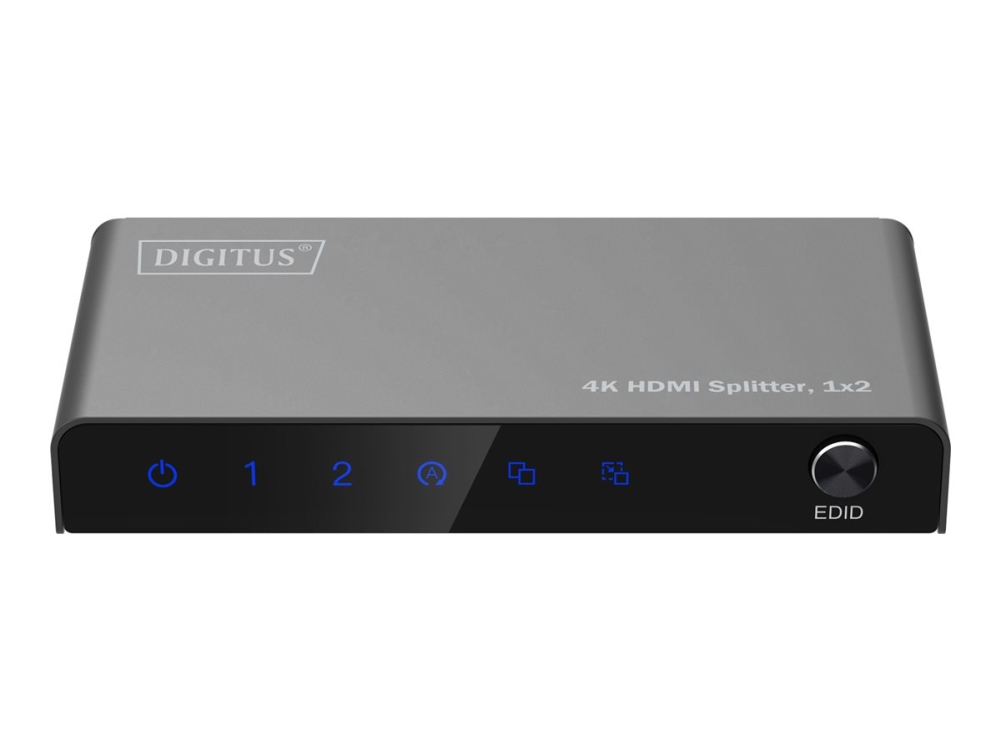 Digitus Ds-55336, Hdmi, 2X Hdmi, 3840 X 2160 Pixel, Grau, Metall, 4K Dci