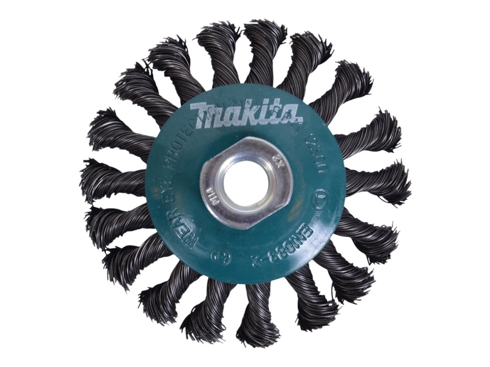 Makita - Trådhjulsbørste - For Maling, Rust, Svejs Kanter - 100 Mm
