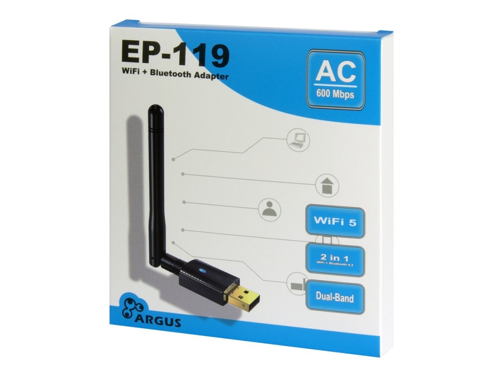 Nt Argus Ep-119 Wi-Fi 5 Usb-Adapter