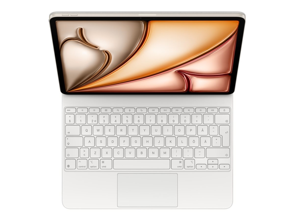 Apple Magic Keyboard - Tastatur Og Folio-Kasse - Med Trackpad - Apple Smart Connector - Svensk - For 13-Inch Ipad Air (M2, M3)