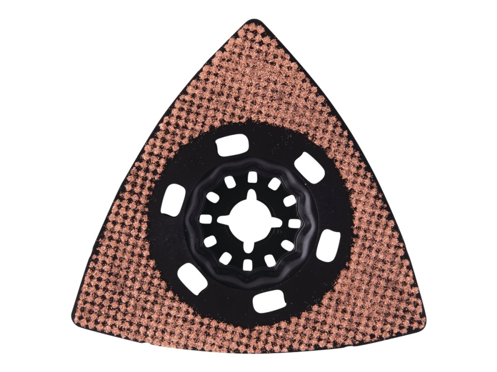 Makita TMA086 - Slibeplade - for træ, fliseklæbemiddel, morter - delta - kornstørrelse: 100 - 90 mm - for Makita DTM51Z, DTM51ZJX2