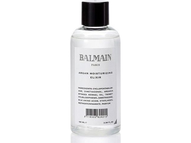 Balmain Argan Moisturizing Elixir 100ml, Hår olja, Kvinna, Skadat hår, Torrt hår, 100 ml, Motverkar frissigt hår, Skyddande, Reparation, Shine, Utjämnande, Fuktgivande, Arganolja | Hårvårdsmärken - A-D - Balmain Paris | GameStuff