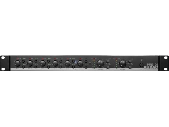 Audac AUDAC PRE126 två zoner - 6-kanals stereoförförstärkare | TV, Ljud & Bild - Musikstudio - PA Teknik | GameStuff