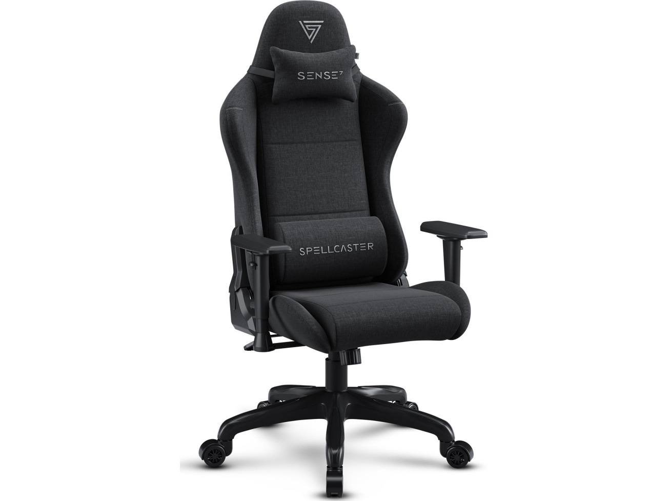 SENSE7 Spellcaster FUKU tygfåtölj svart | Spel - Gamingmöbler - Gamingstolar | GameStuff