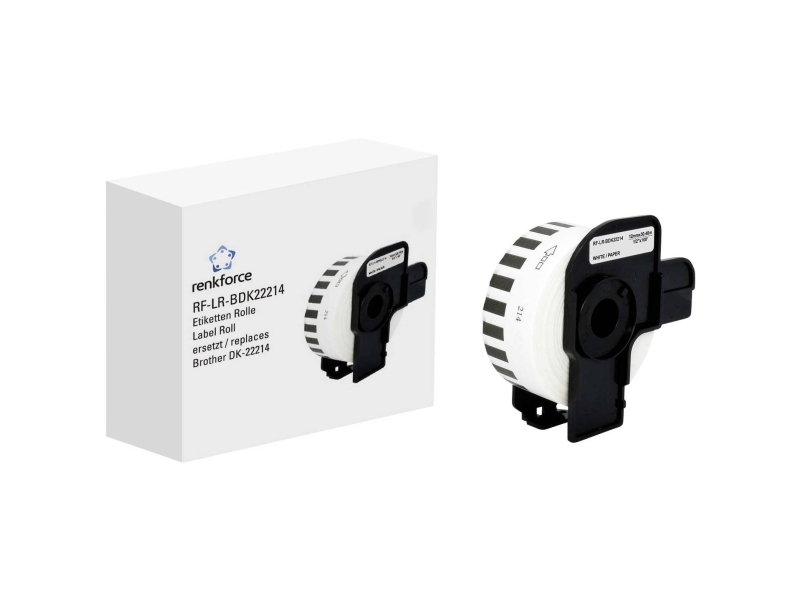 Renkforce Rf-6027528, 30,48 M, 1,2 Cm, 1 Stück(E), Weiß, Papier, Ql-500 Ql-550 Ql-500A Ql-500Bs Ql-500Bw Ql-560Vp Ql-560 Ql-570 Ql-580N Ql-650Td