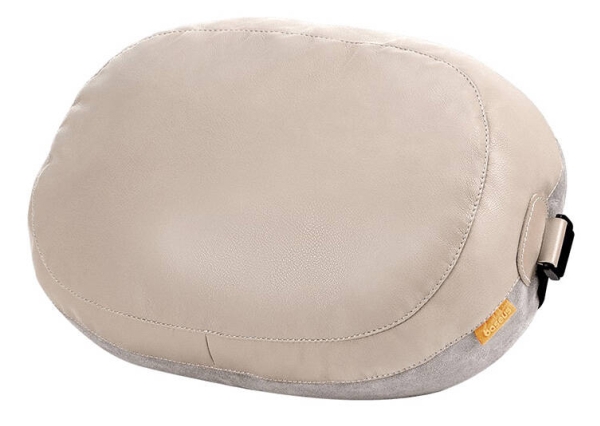 Baseus Comfort Ride, Siddepude, Bil, Imiteret Læder, Polyester, Velour, Beige, Grå, Monokromatisk, 300 Mm