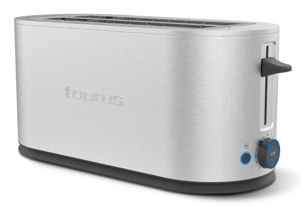Taurus Mytoast Duplo Legend, 4 skivor, Rostfritt stål, Rostfritt stål, Knappar, Nivå, Rotations-, 1500 W, 26 cm | Köksapparater - Bröd & Rostat bröd - Brödrost | GameStuff
