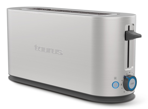 Taurus Mytoast Legend, 2 skivor, Rostfritt stål, Rostfritt stål, Knappar, Rotations-, Nivå, 1000 W, 26 cm | Köksapparater - Bröd & Rostat bröd - Brödrost | GameStuff