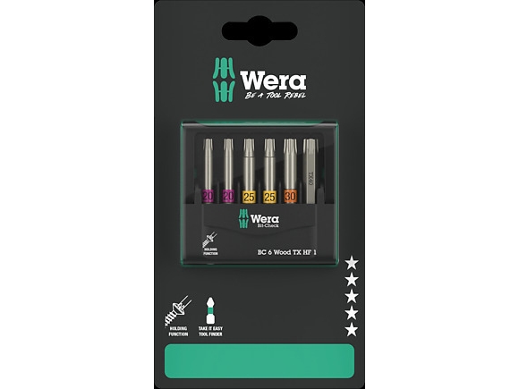 Wera 05073639001, 4 Stück(E), Torx Plus, Tx20, Tx25, Tx30, Tx40, 92 G, Tschechische Republik