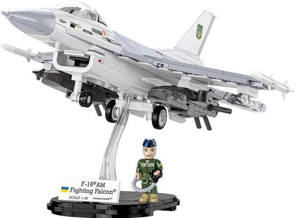 COBI F-16AM Fighting Falcon, Byggesten, 8 År, 500 stk