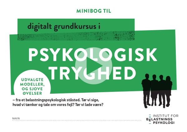 Minibog i Psykologisk Tryghed Rikke Høgsted Språk: Danska | Böcker - Kropp och sinne - Psykologi | GameStuff