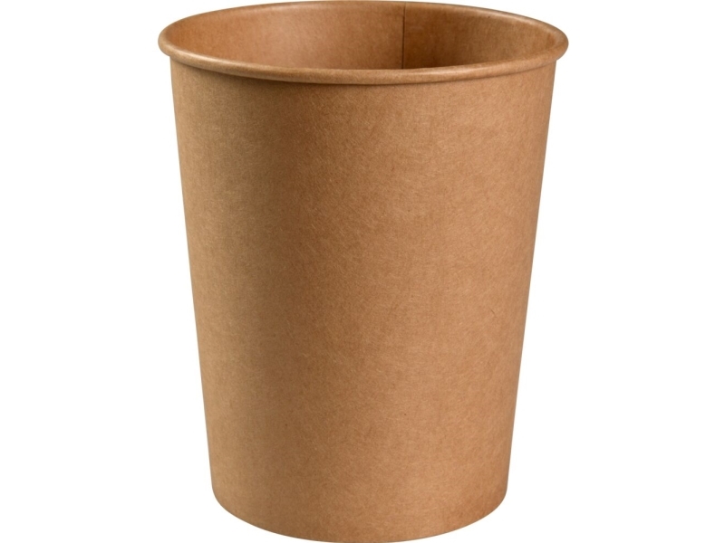 Bæger, Abena Gastro, 13,6Cm, Ø11,5Cm, 1000 Ml, 1000 Ml, Brun, Kraft/Pe - (10 Stk.)