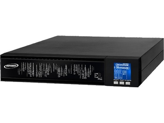 Infosec E3 Pro 1000 Rt, Doppelwandler (Online), 1 Kva, 900 W, Sinus, 90 V, 300 V