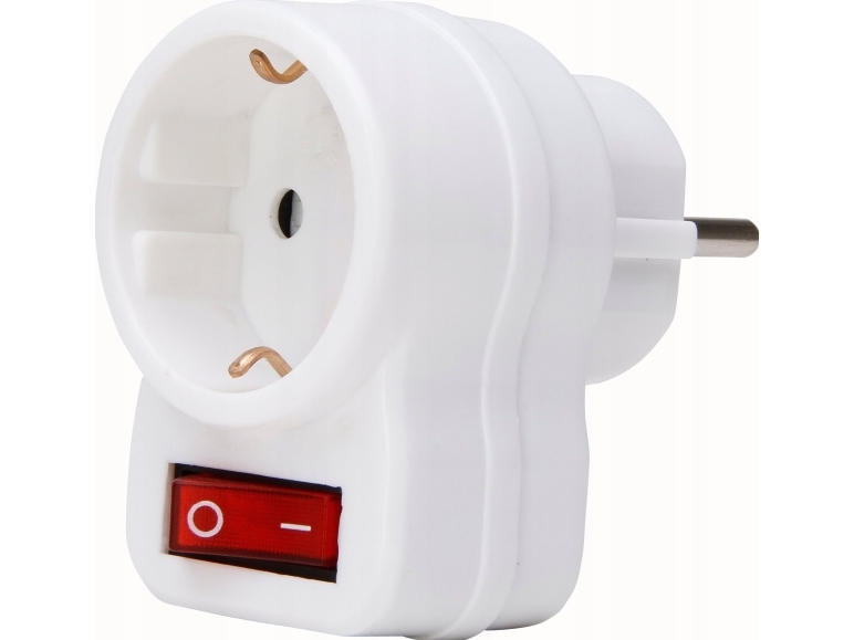 Kopp adapterstik med kontakt, 1 stk, arktisk/hvid, 470112003