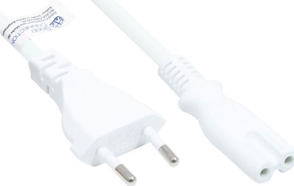 Kabelis zasilający Good Connections Good Connections Euro-Netzkabel an C7/Euro 8 Bu. baltas 10m | Datorer & Surfplattor - UPS - Störningsskydd | GameStuff
