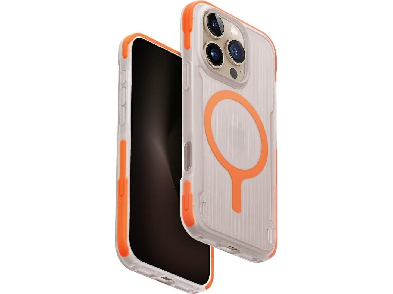 Uniq Combat Active Magclick Charging Case Für Iphone 16 Pro - Orange