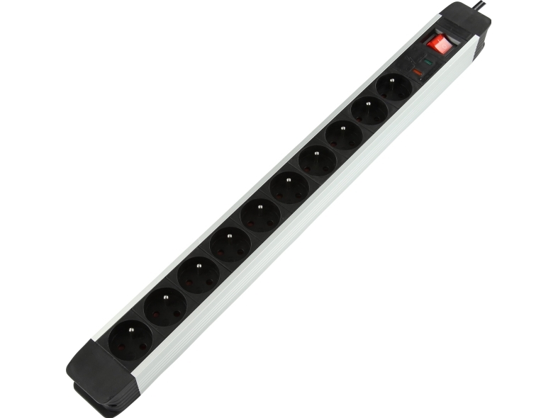 10-Way Power Strip With Surge Protect 10X16a - 3500W -