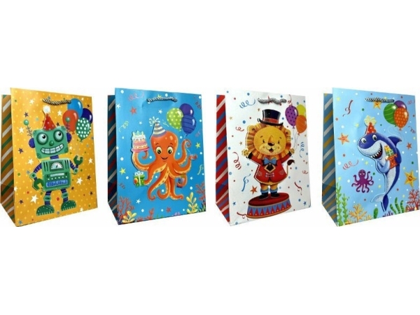 Ju-Piter Dekorative Geschenk-Tüte Kinder Jp653c 18X23x10 Cm Mix