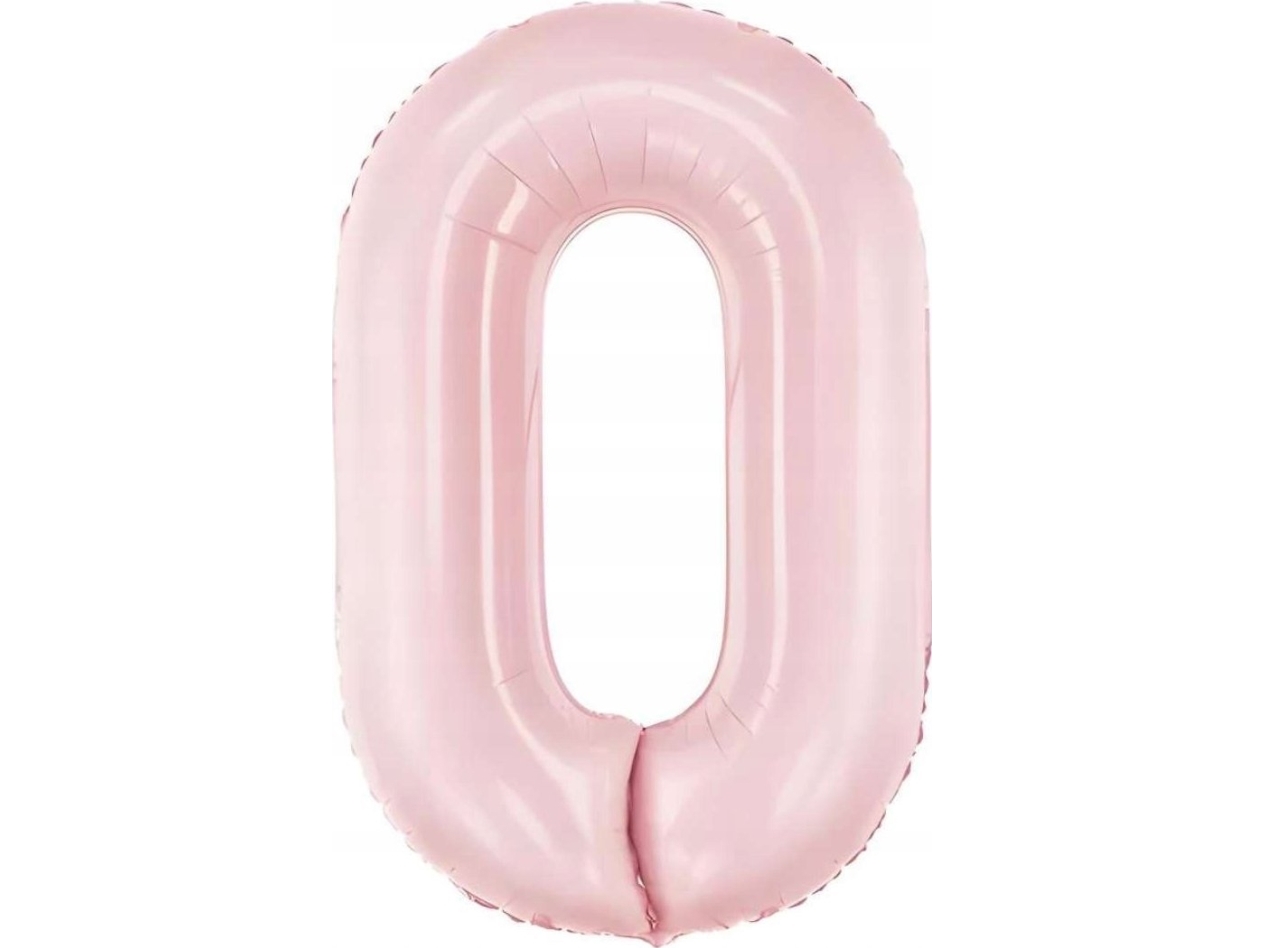 Mat Pink Talballoner, 86 Cm