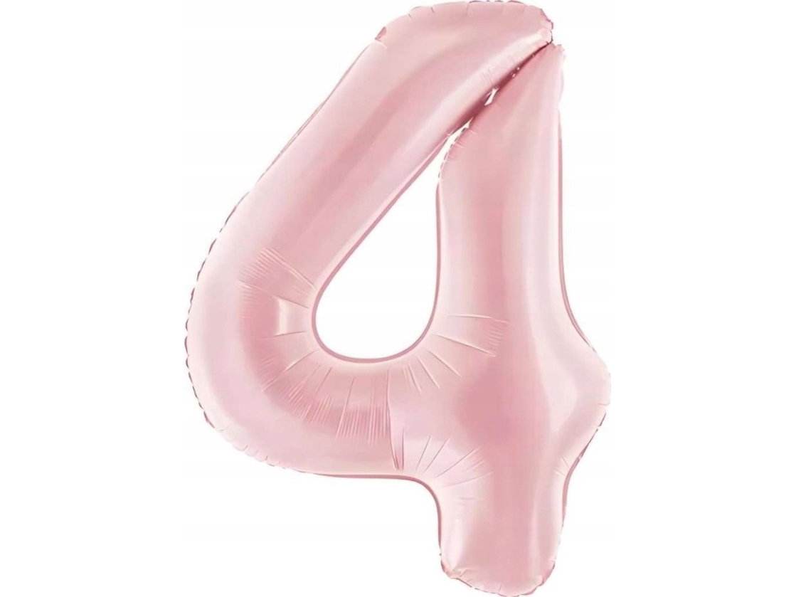 Mat Pink Talballoner, 86 Cm