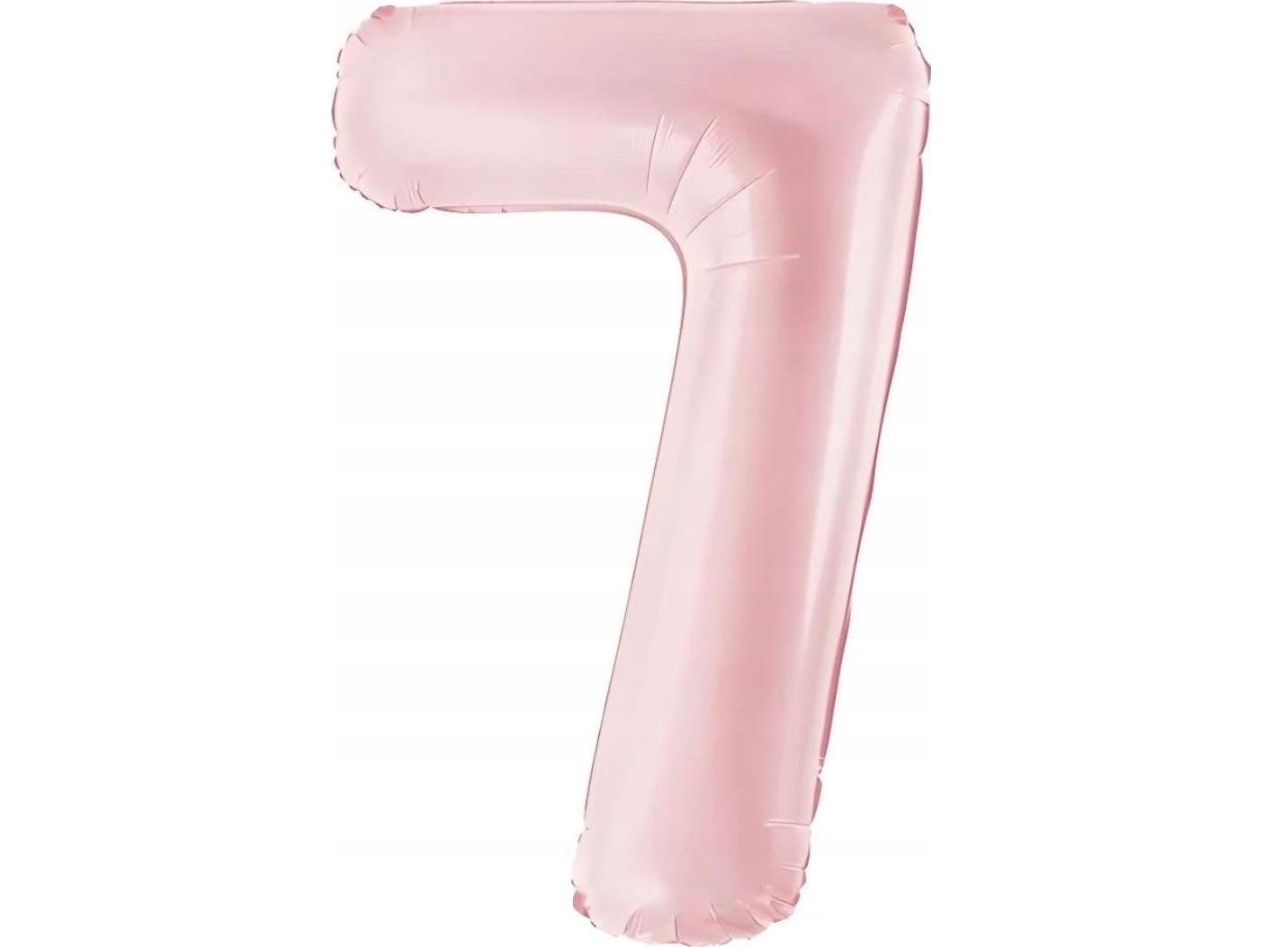 Mat Pink Talballoner, 86 Cm