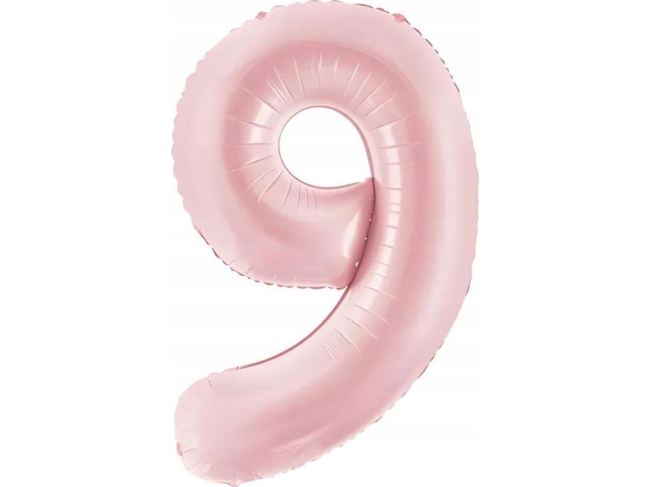 Mat Pink Talballoner, 86 Cm