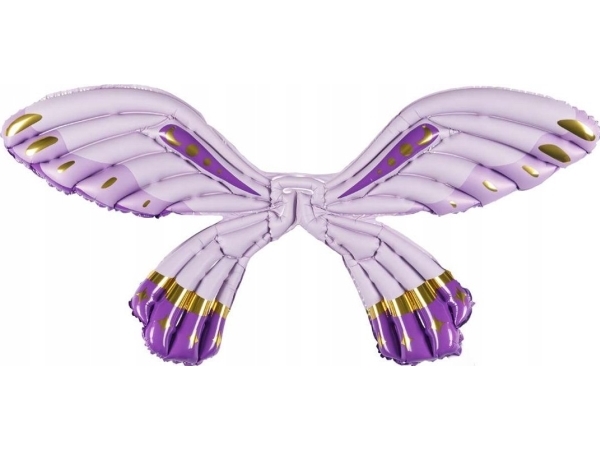 Foil-Ballon Butterfly Wings 105X50 Cm Mat Lilla