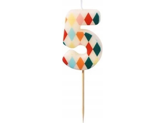 Geburtstagskerze Numeral 5 Roma 55Cm Mix 67240