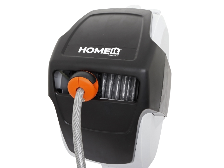 HOME It® slangeboks med automatisk oprul 35 meter slange 8 bar | Trädgården - Bevattning av trädgårdar - Trädgårdsslangar | GameStuff