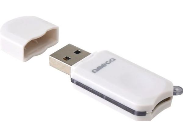 Kortlæser Omega (Micro Sd/Hc Usb 3.0) Hvid