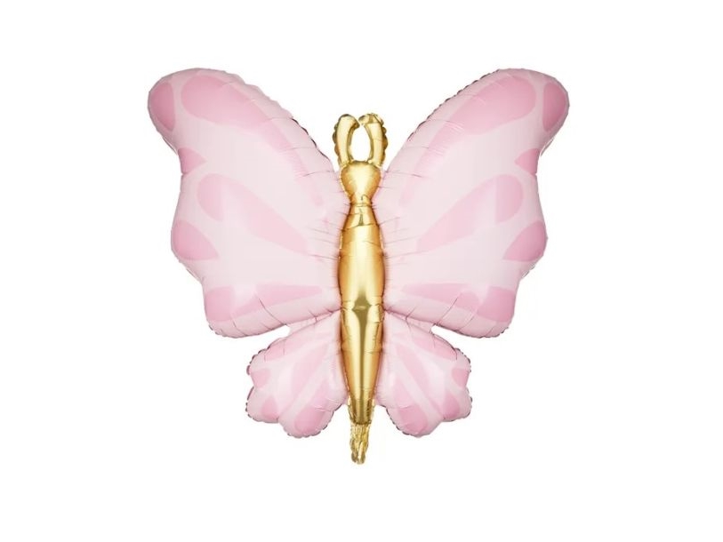 Ballong fol.Butterfly 69x69cm rosa 64652 | Skola & Hobby - Festdekorera - Ballonger | GameStuff