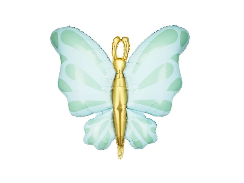Folieballon Sommerfugl Turkis