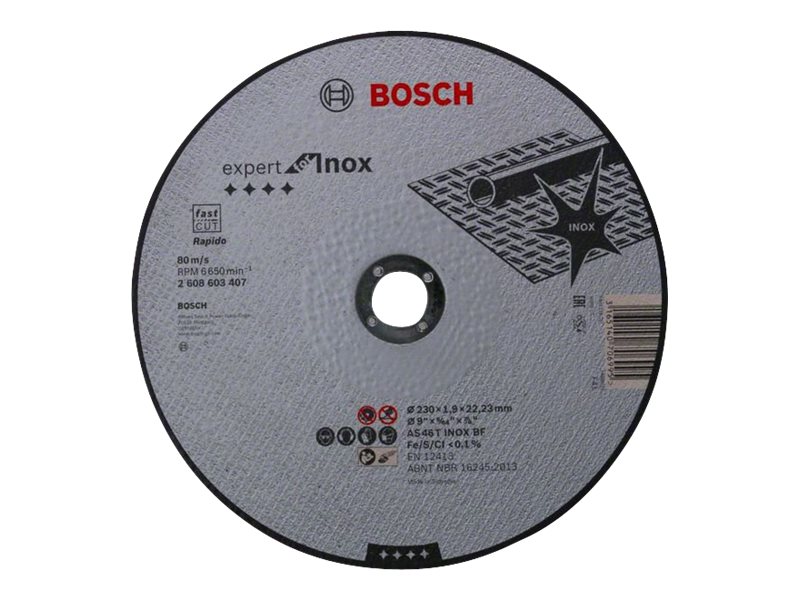 Bosch Skæreskive Exp Inox 230x1,9mm Lige - 2608603407