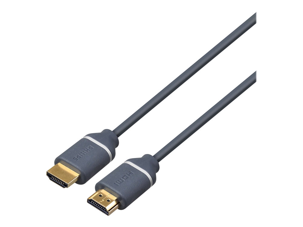 Philips Swv5650g - High Speed - Hdmi-Kabel Med Ethernet - Hdmi Han Til Hdmi Han - 5 M - 4K60 Hz Support, Op Til 18 Gbps Datatransferhastighed, Full H